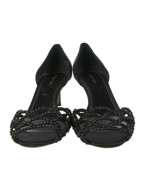 Sergio Rossi Satin Slides