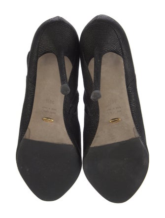 Sergio Rossi Leather Floral Print Boots