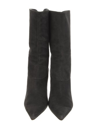 Sergio Rossi Suede Sock Boots