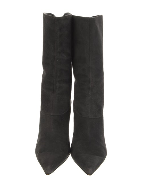 Sergio Rossi Suede Sock Boots