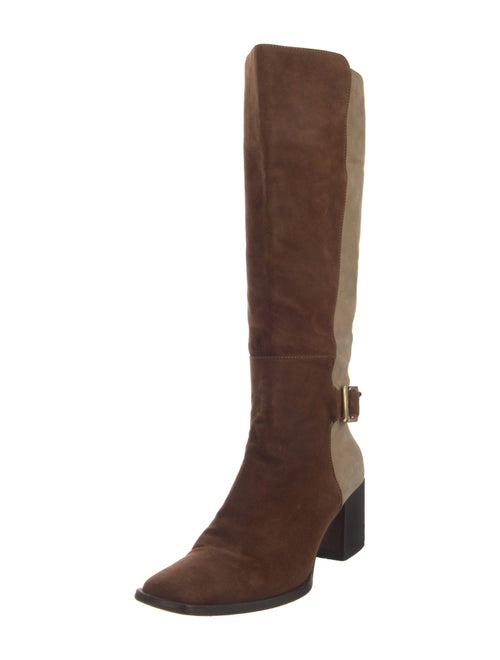 Sergio Rossi Suede Riding Boots