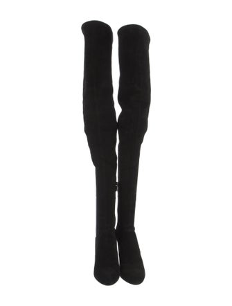 Sergio Rossi Suede Sock Boots