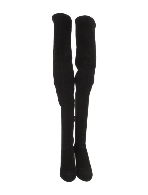 Sergio Rossi Suede Sock Boots