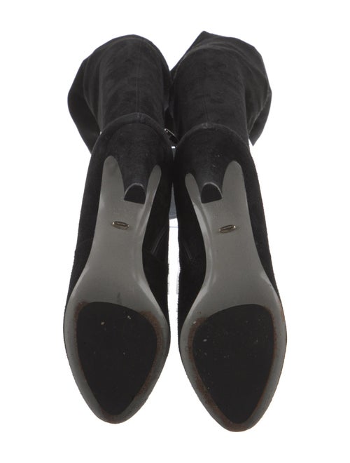 Sergio Rossi Suede Sock Boots