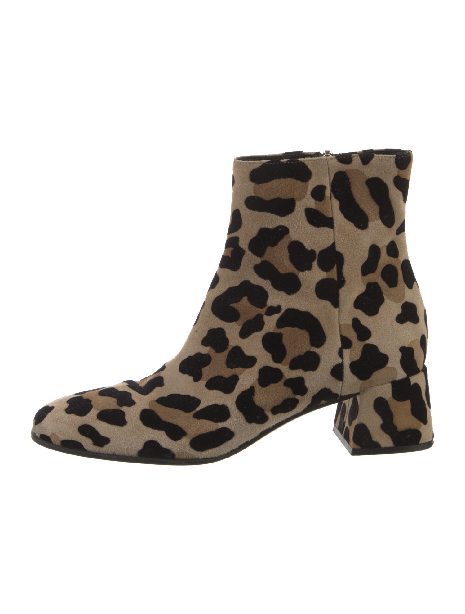 Sergio Rossi Suede Animal Print Boots