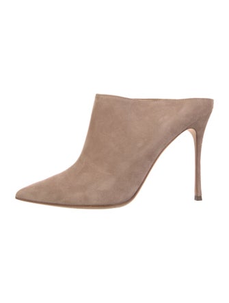 Sergio Rossi Suede Mules