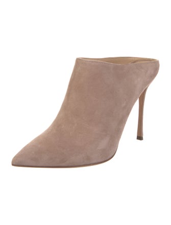 Sergio Rossi Suede Mules