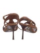 Sergio Rossi Suede Embroidered Accent Sandals