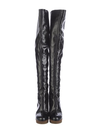 Sergio Rossi Patent Leather Boots