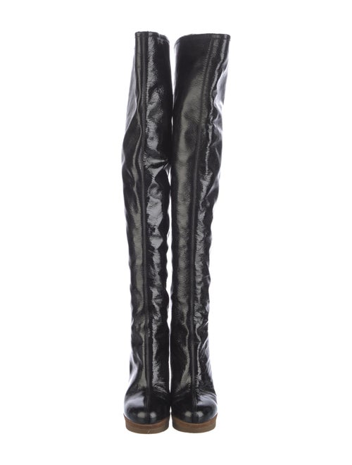 Sergio Rossi Patent Leather Boots