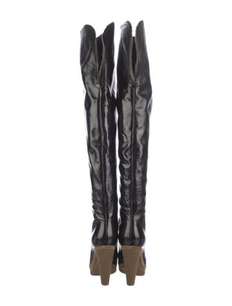 Sergio Rossi Patent Leather Boots