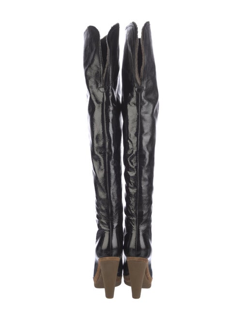 Sergio Rossi Patent Leather Boots