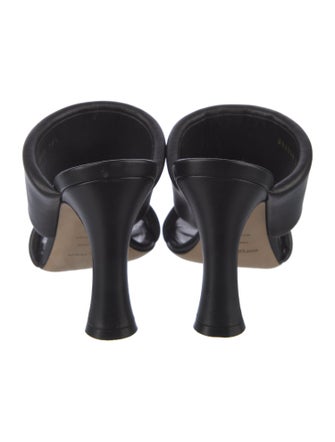 Sergio Rossi Leather Slides