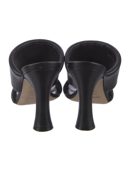 Sergio Rossi Leather Slides