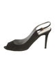 Sergio Rossi Suede Slingback Pumps