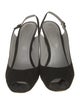 Sergio Rossi Suede Slingback Pumps