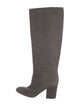 Sergio Rossi Suede Riding Boots