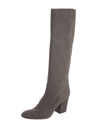 Sergio Rossi Suede Riding Boots