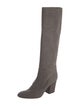 Sergio Rossi Suede Riding Boots