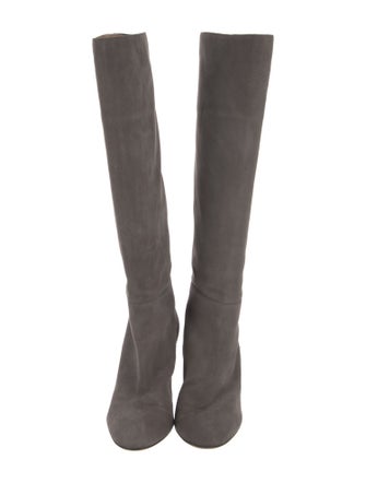 Sergio Rossi Suede Riding Boots