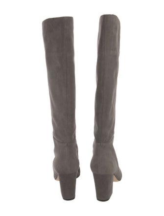 Sergio Rossi Suede Riding Boots