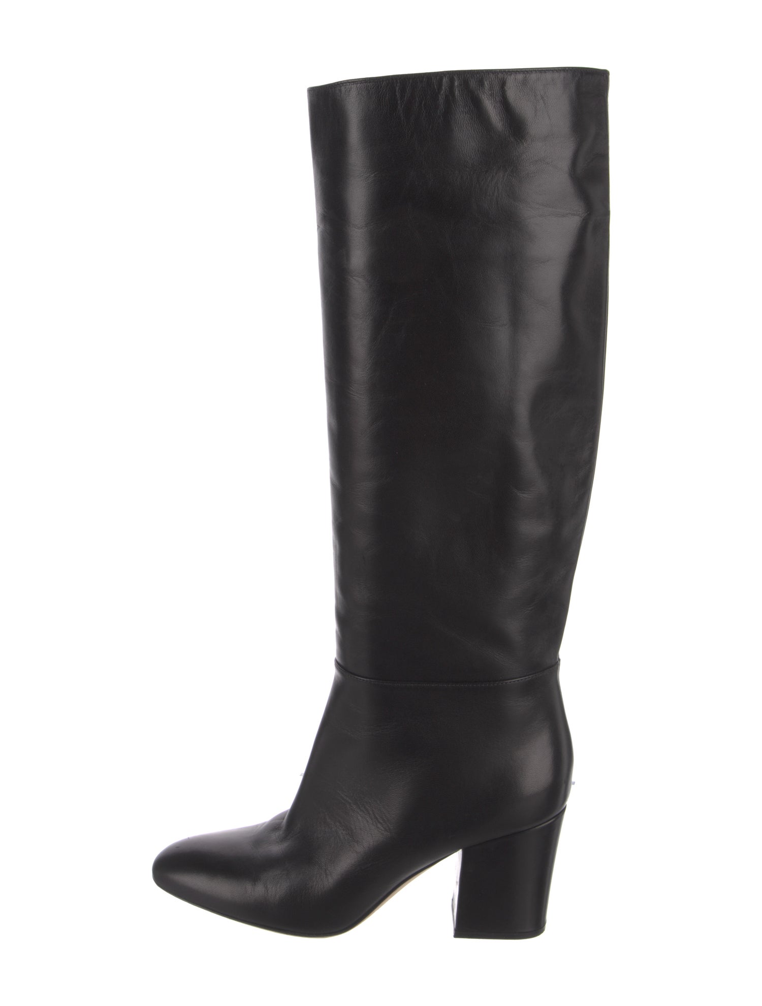 Sergio Rossi Leather Riding Boots