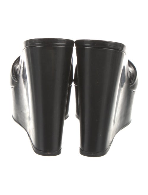 Sergio Rossi Patent Leather Slides