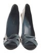 Sergio Rossi Leather Colorblock Pattern Pumps