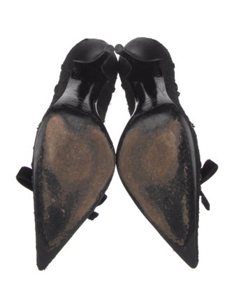 Sergio Rossi Lace Lace Pattern Pumps