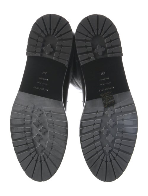 Sergio Rossi Leather Embroidered Accent Boots