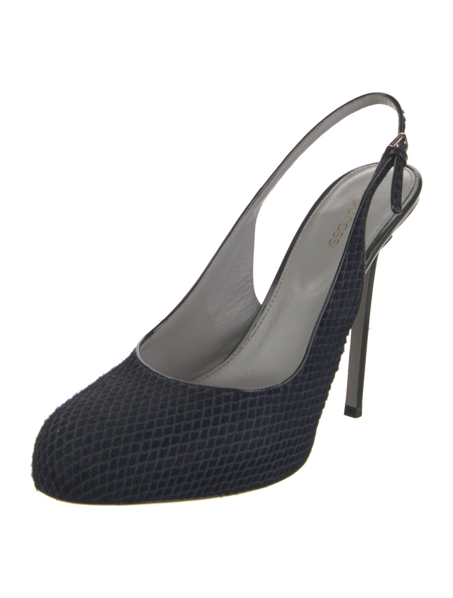 Sergio Rossi Ponyhair Slingback Pumps