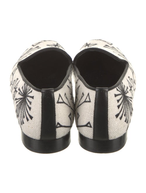Sergio Rossi Canvas Printed Loafers