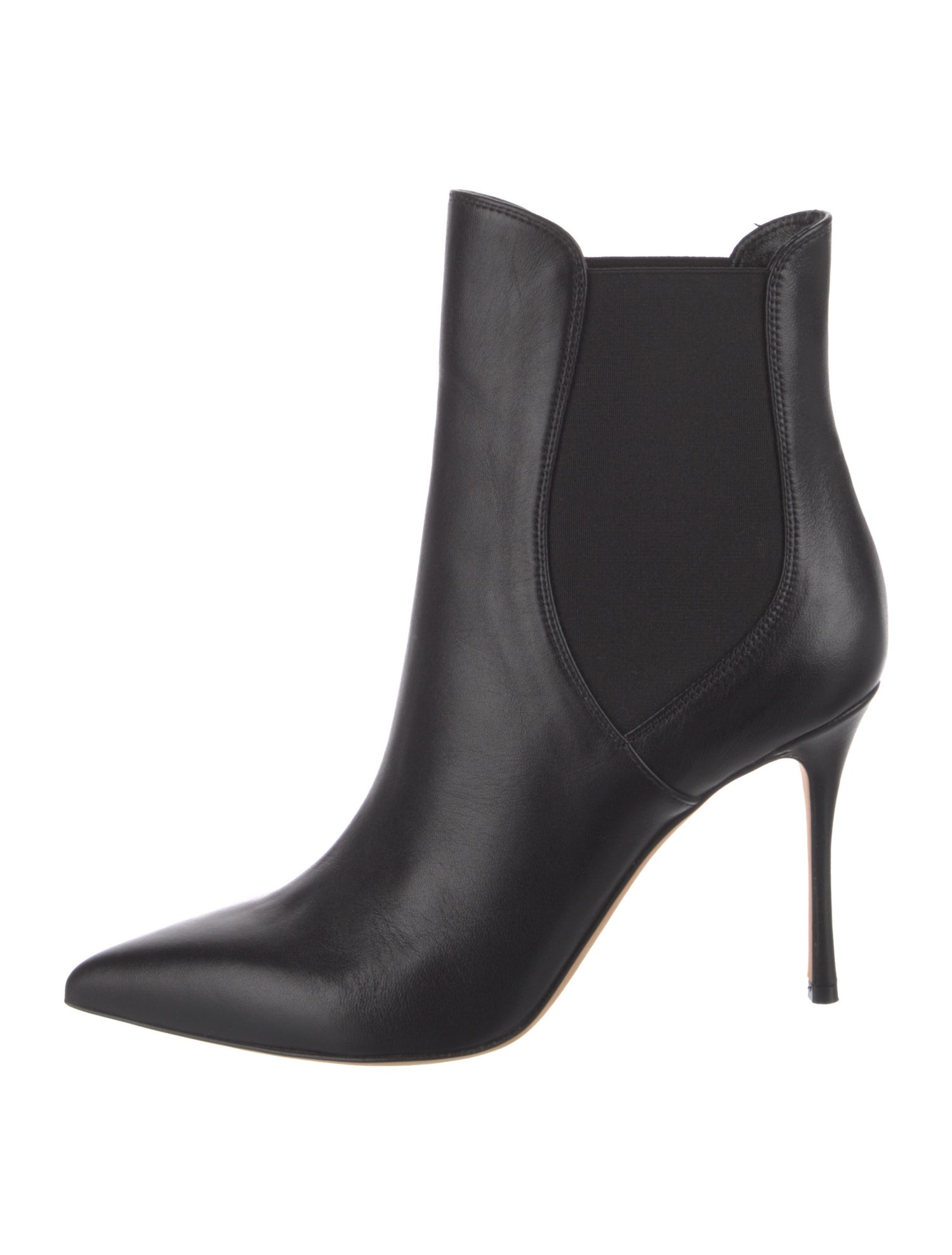 Sergio Rossi Leather Chelsea Boots