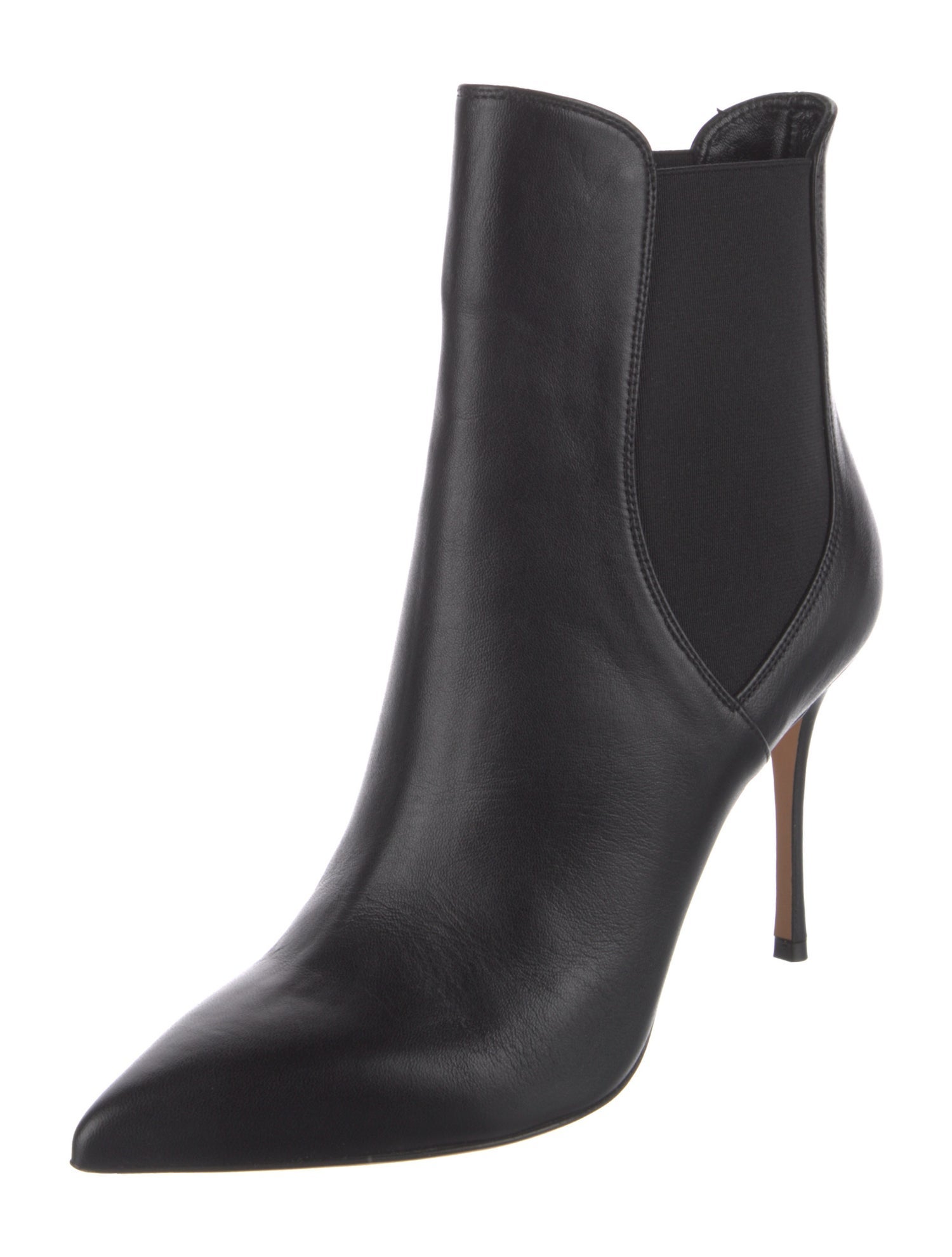 Sergio Rossi Leather Chelsea Boots