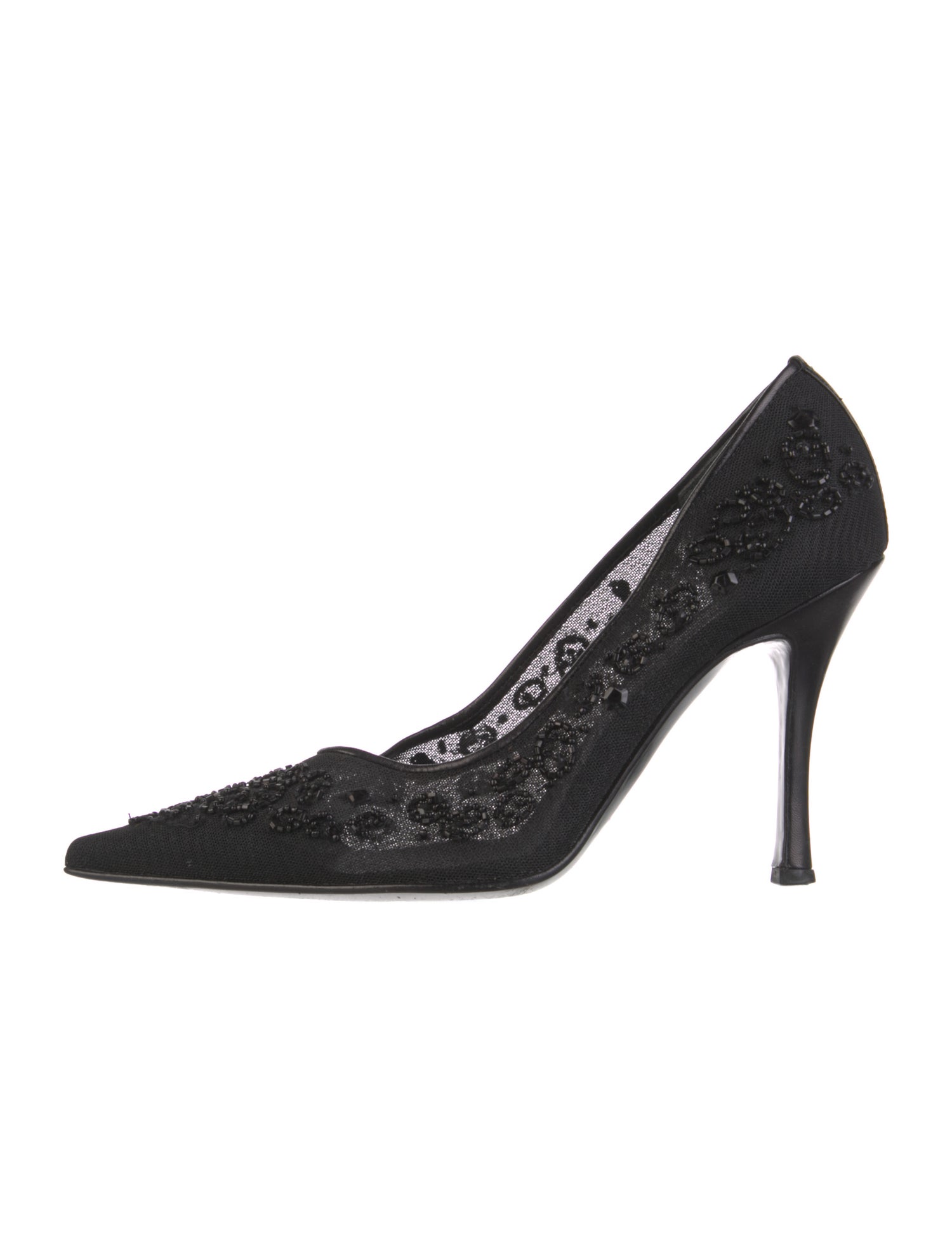 Sergio Rossi Mesh Patterned Pumps