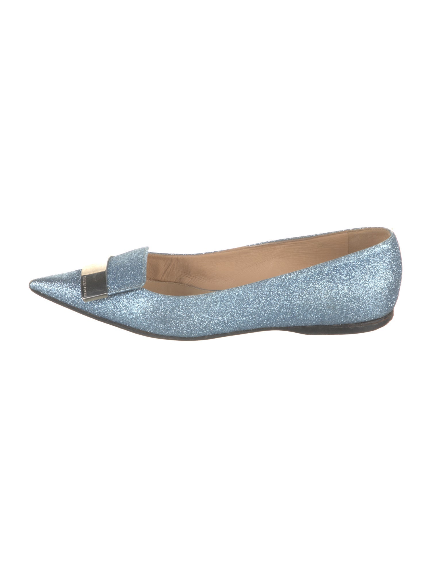 Sergio Rossi Glitter Flats
