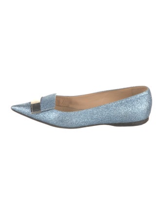 Sergio Rossi Glitter Flats
