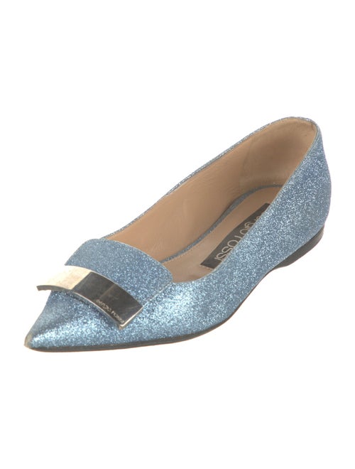 Sergio Rossi Glitter Flats