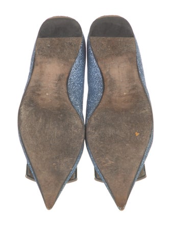 Sergio Rossi Glitter Flats