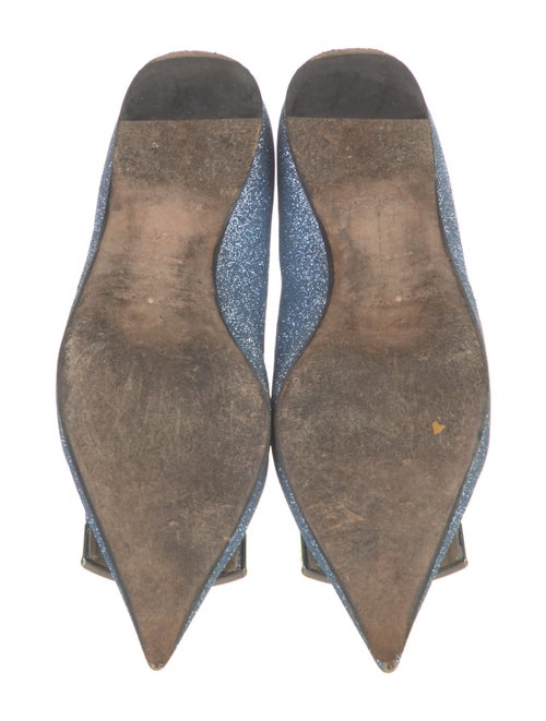 Sergio Rossi Glitter Flats