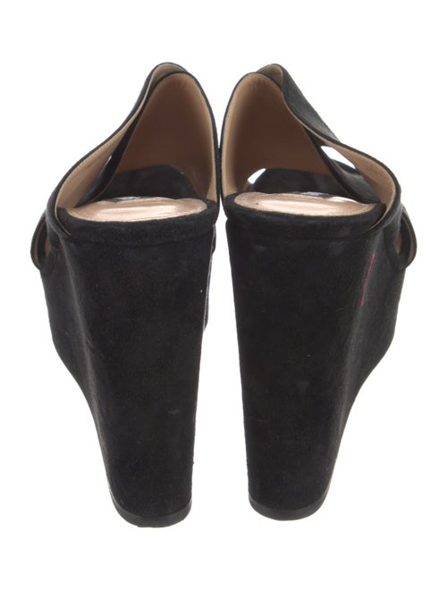 Sergio Rossi Suede Slides