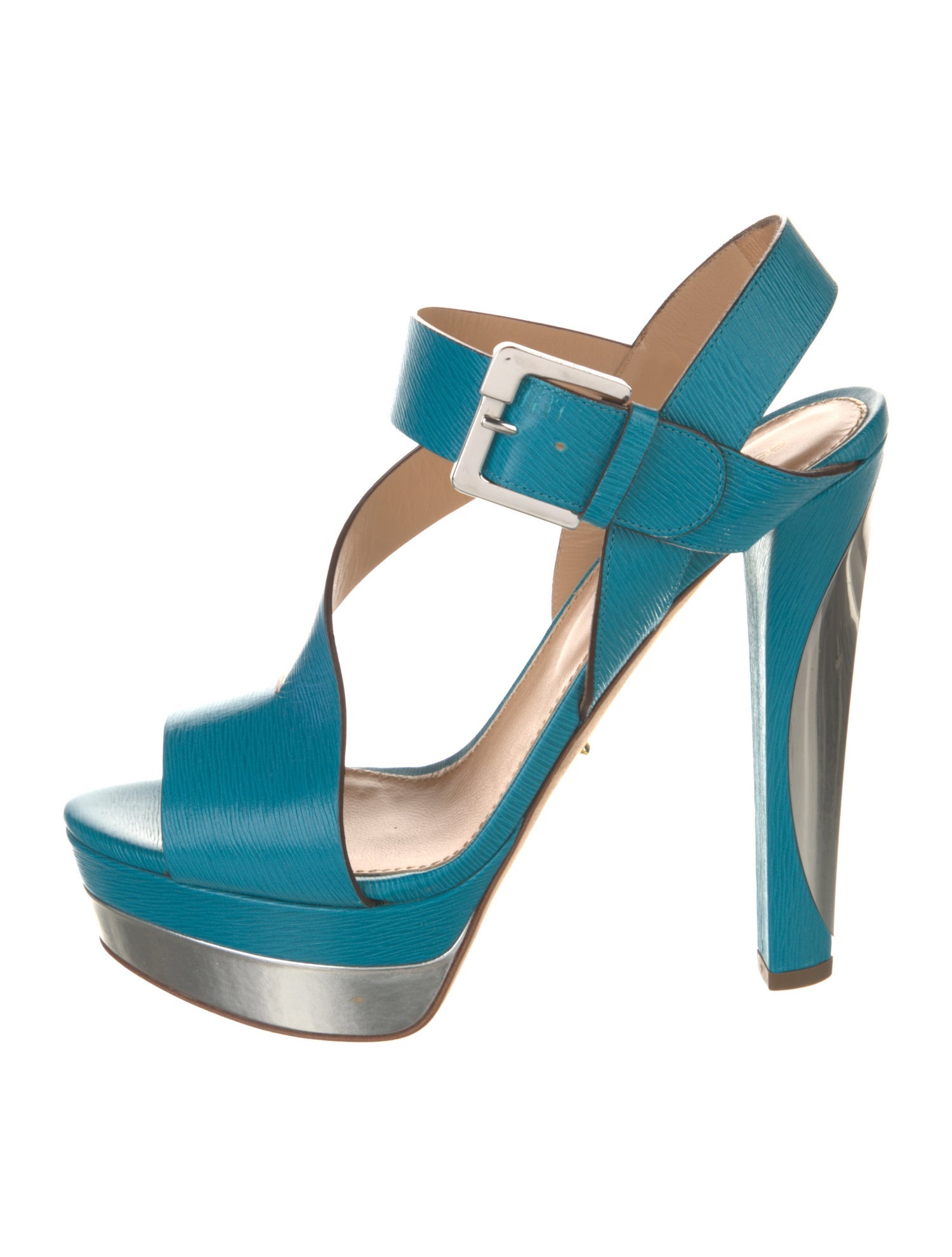 Sergio Rossi Leather T-Strap Pumps