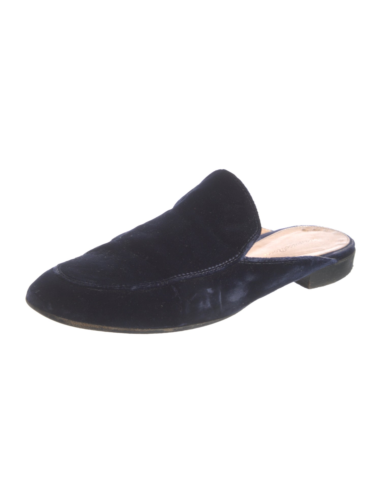 Sergio Rossi Velvet Mules