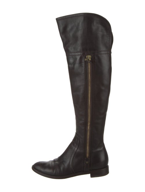 Sergio Rossi Leather Riding Boots