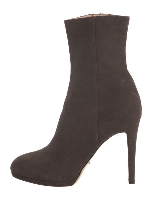 Sergio Rossi Suede Sock Boots
