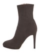 Sergio Rossi Suede Sock Boots