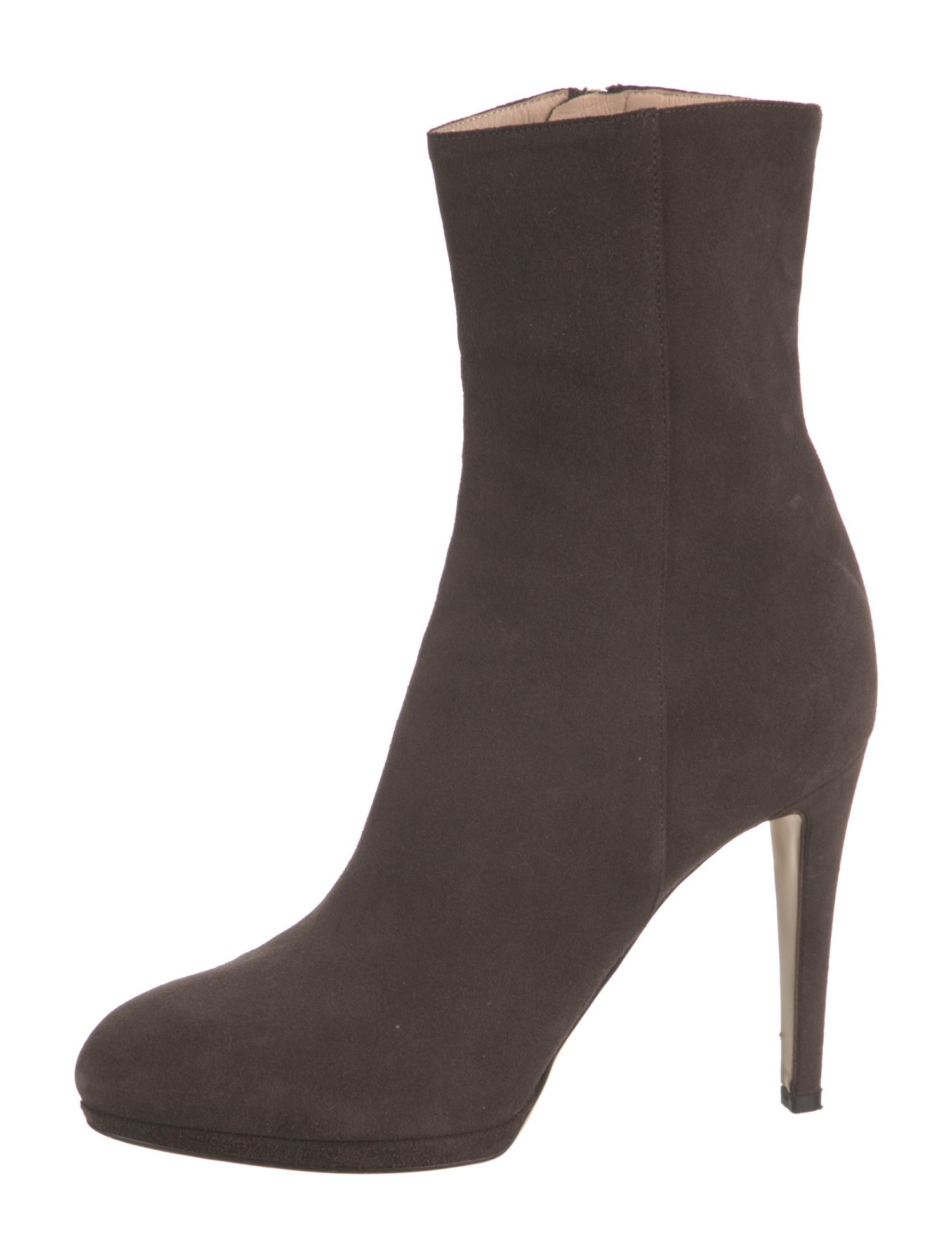 Sergio Rossi Suede Sock Boots