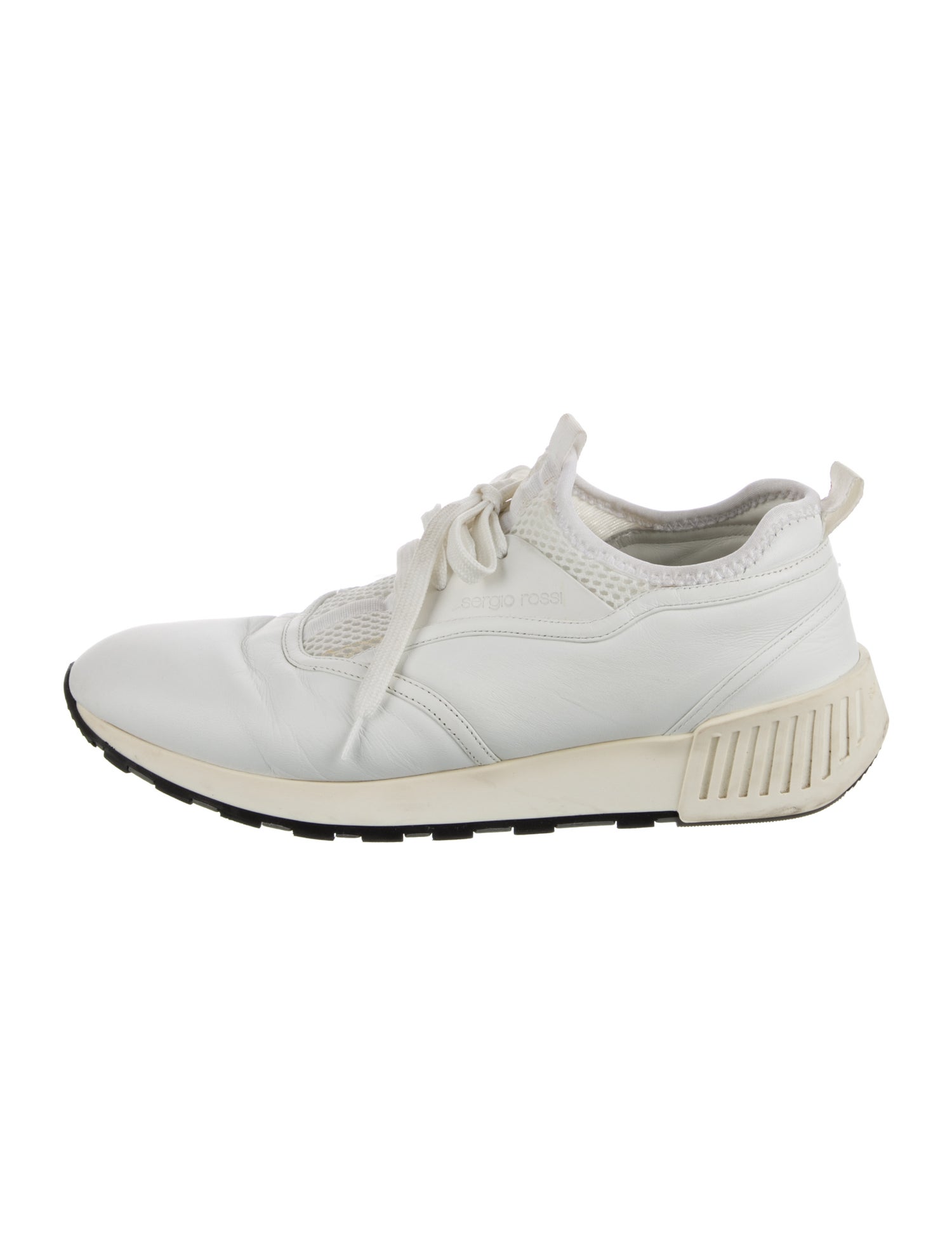 Sergio Rossi Leather Athletic Sneakers