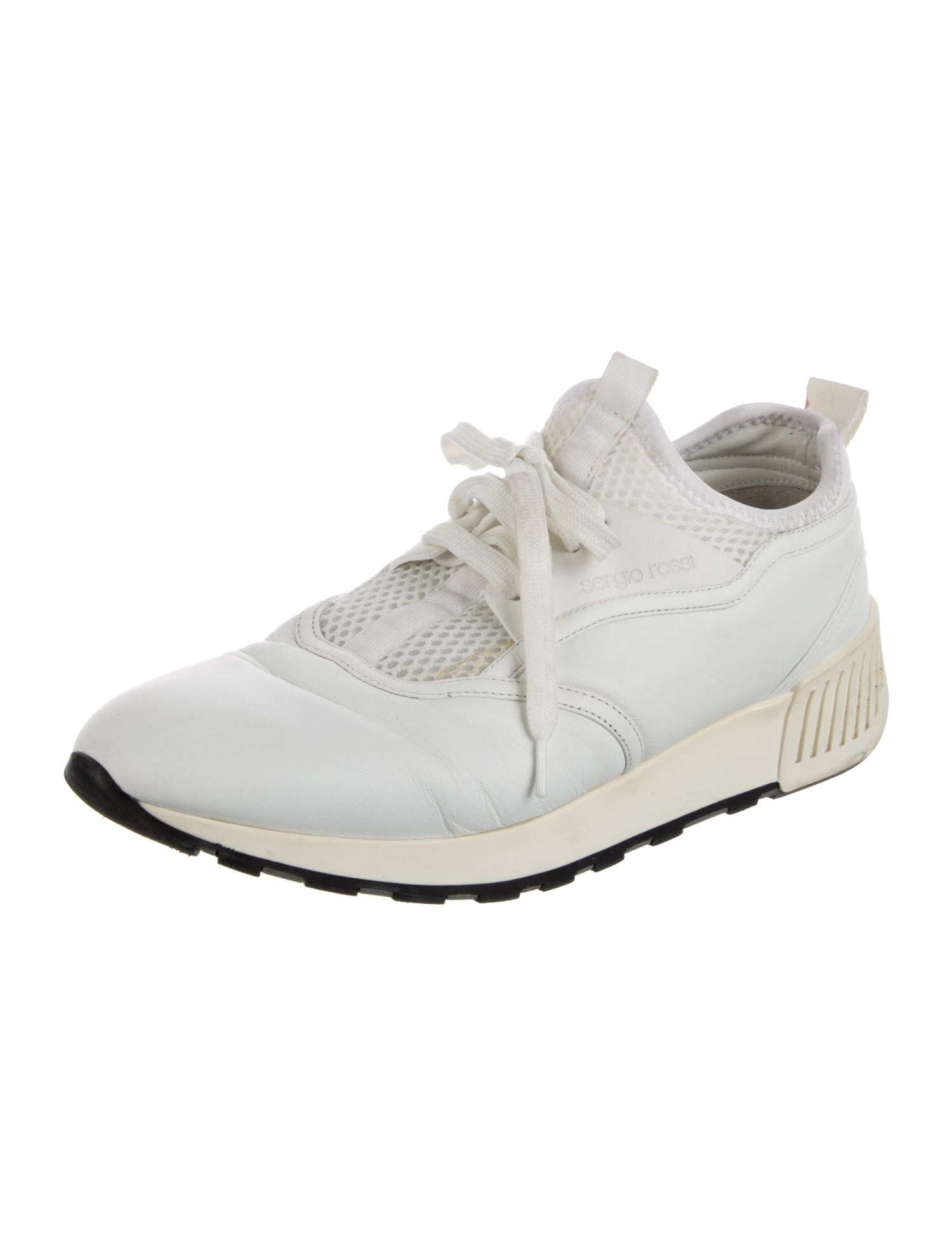 Sergio Rossi Leather Athletic Sneakers