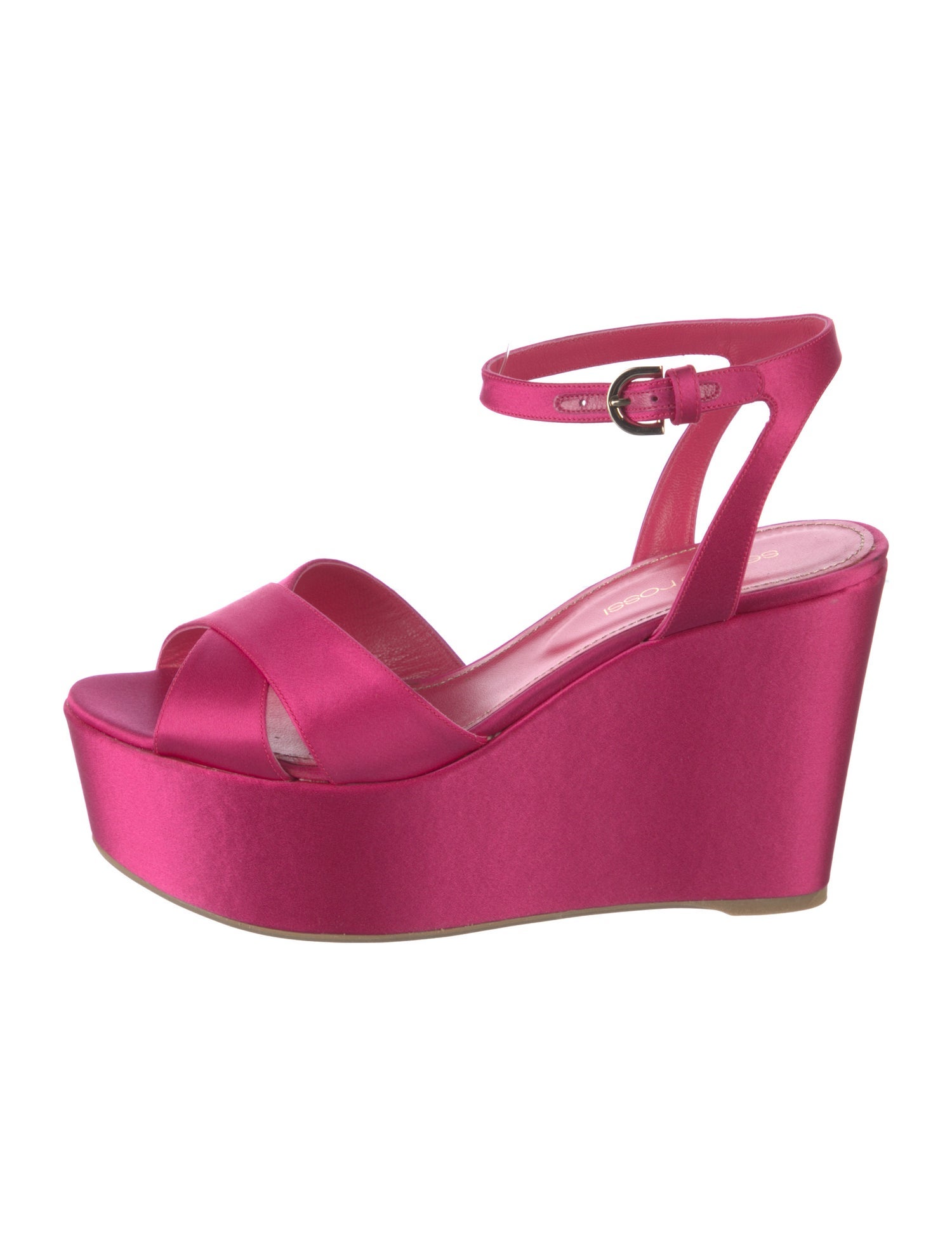 Sergio Rossi Satin Sandals